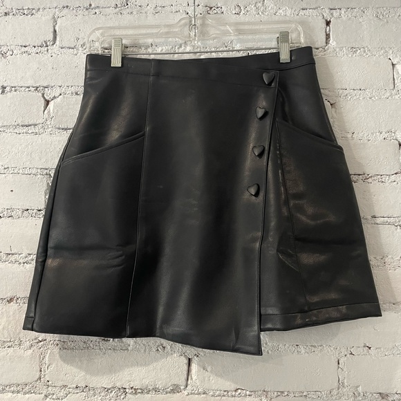 Avantlook Leather Skirt (NEVER WORN) - Picture 1 of 3